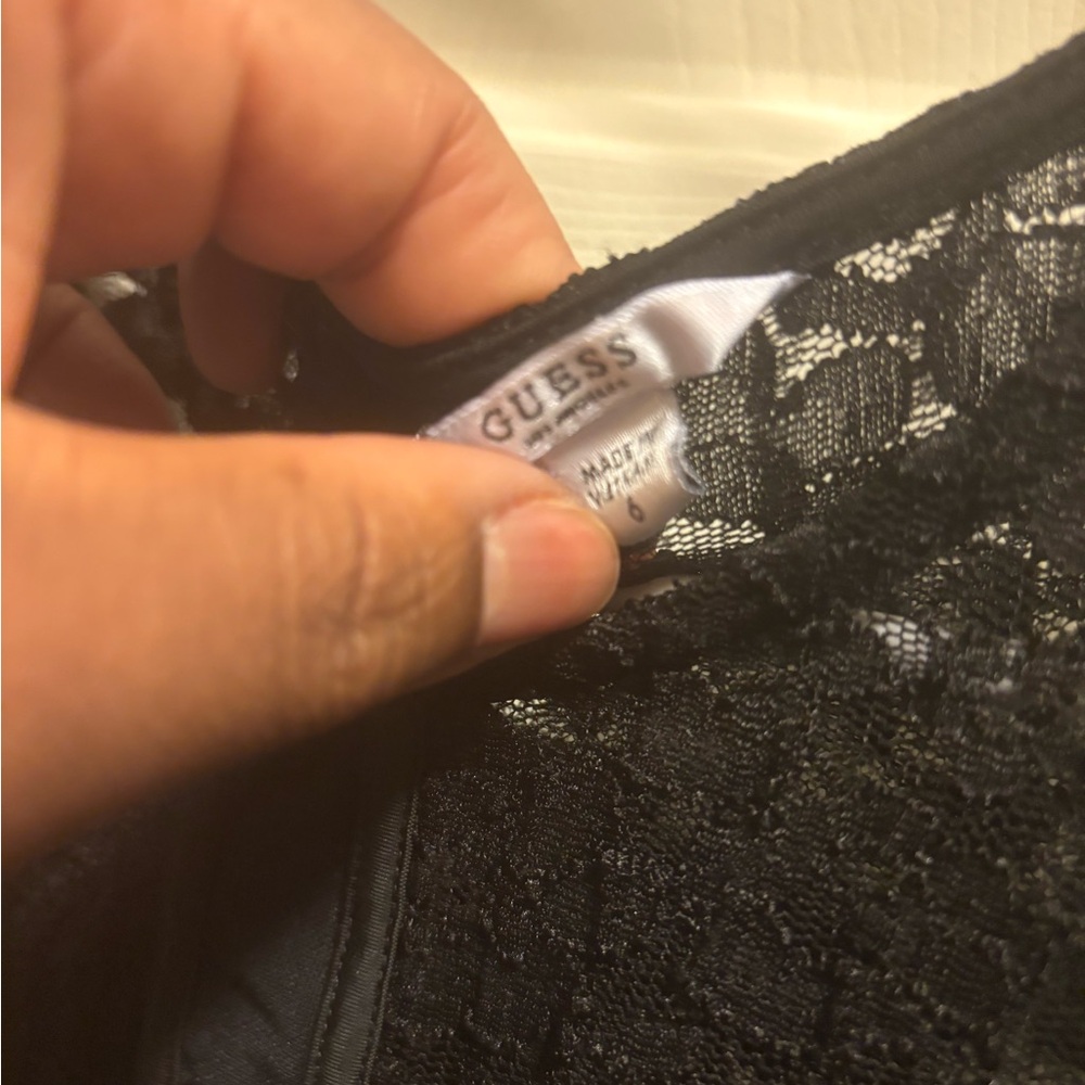 GUESS Black Lace Dress